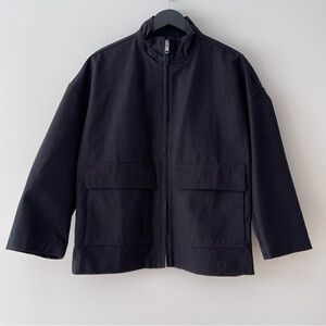 H&M OVERSIZED CANVAS JACKET